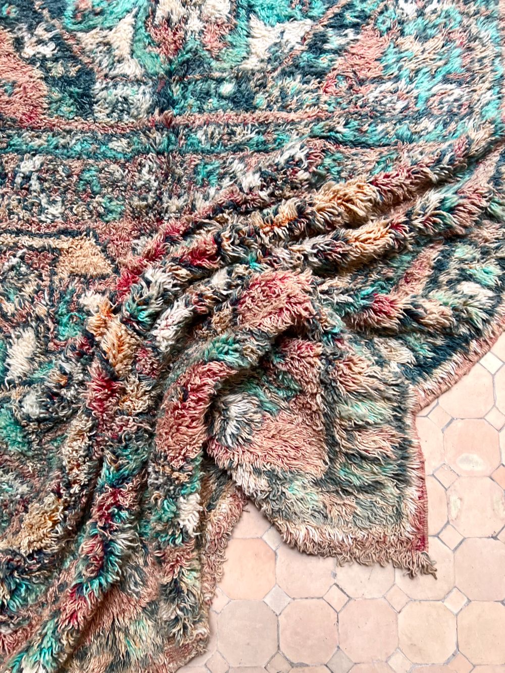 Moroccan Vintage Boujaad Rug 335x175cm