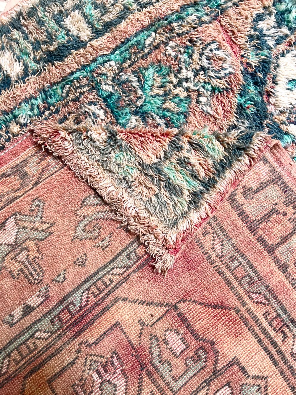 Moroccan Vintage Boujaad Rug 335x175cm