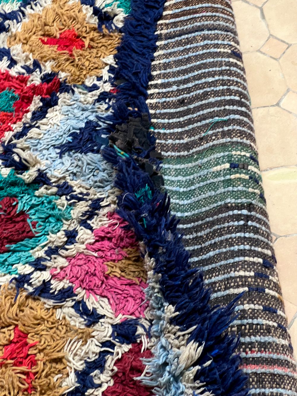 Moroccan Vintage Azilal Rug 230x130cm