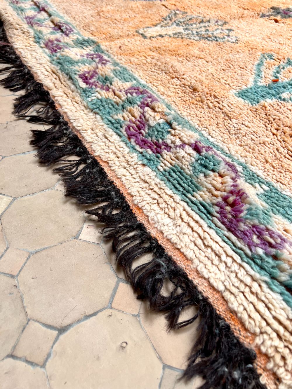 Moroccan Vintage Boujaad Rug 335x165cm