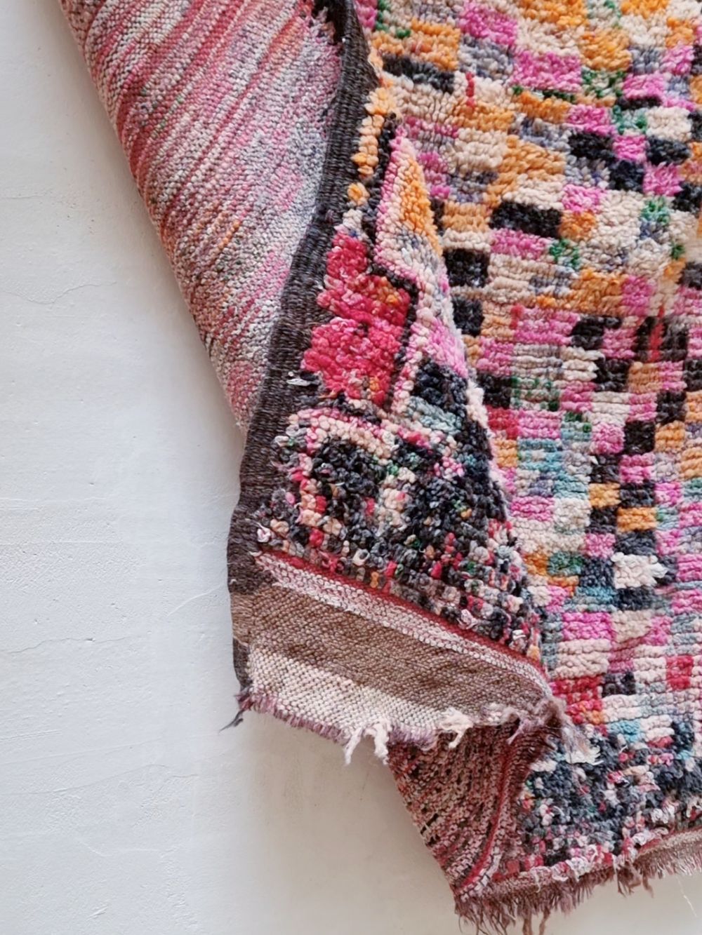 Moroccan Vintage Boujaad Rug 130x115cm