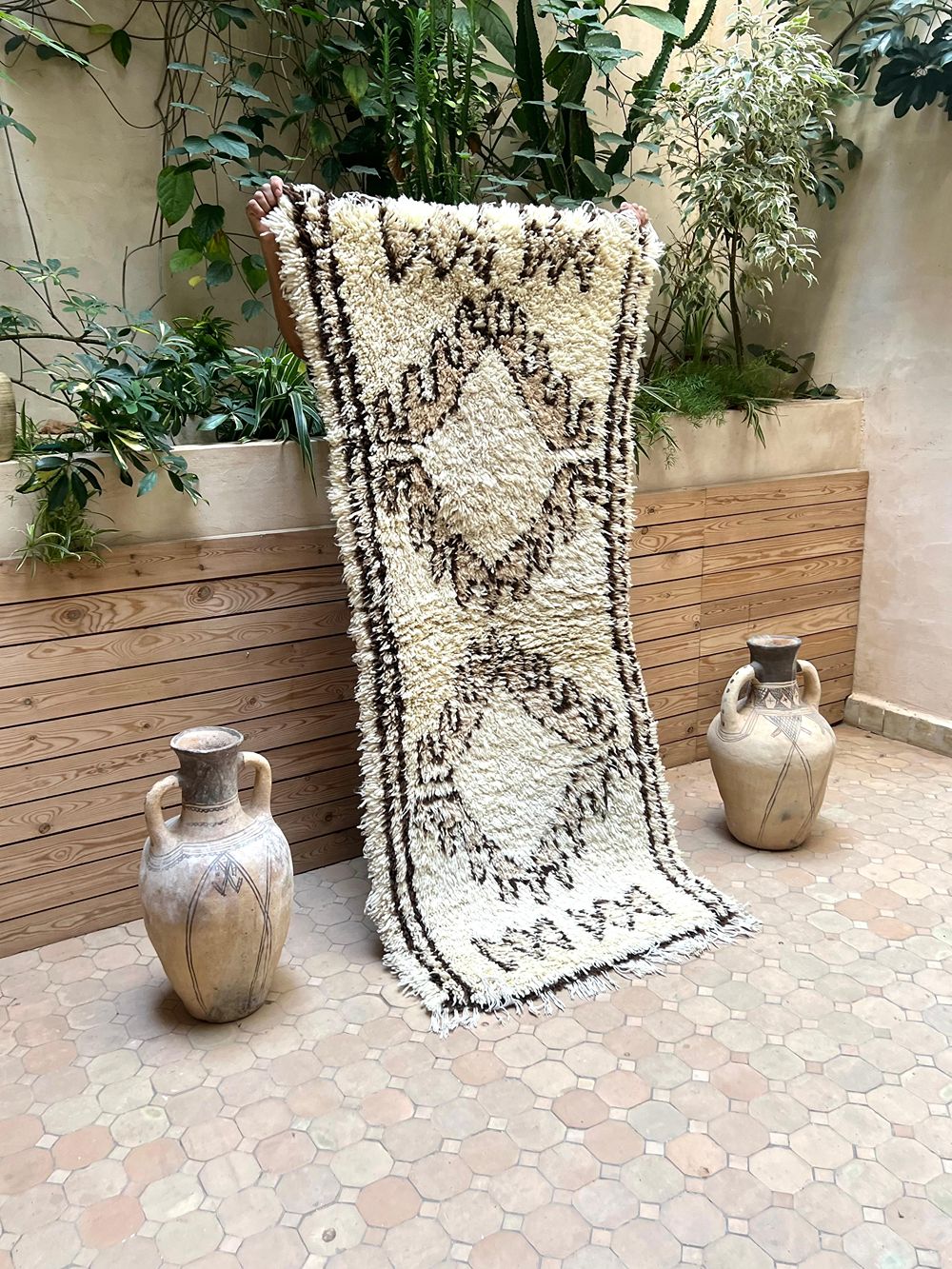 Moroccan Vintage Azilal Rug 190x80cm