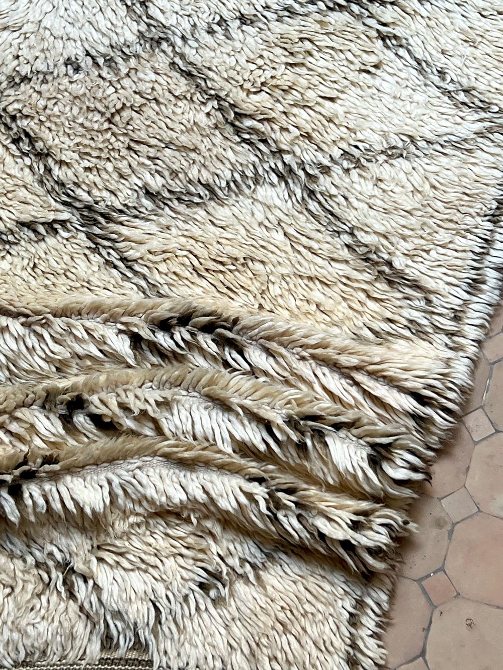 Marokkolainen vintage Beni Ouarain matto 275x180cm
