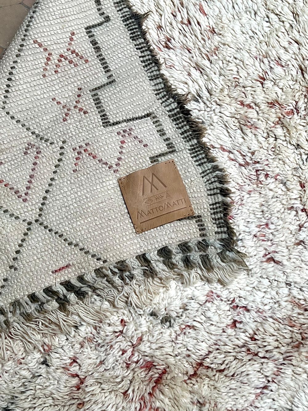 Moroccan Vintage Beni Ouarain Rug 315x205cm