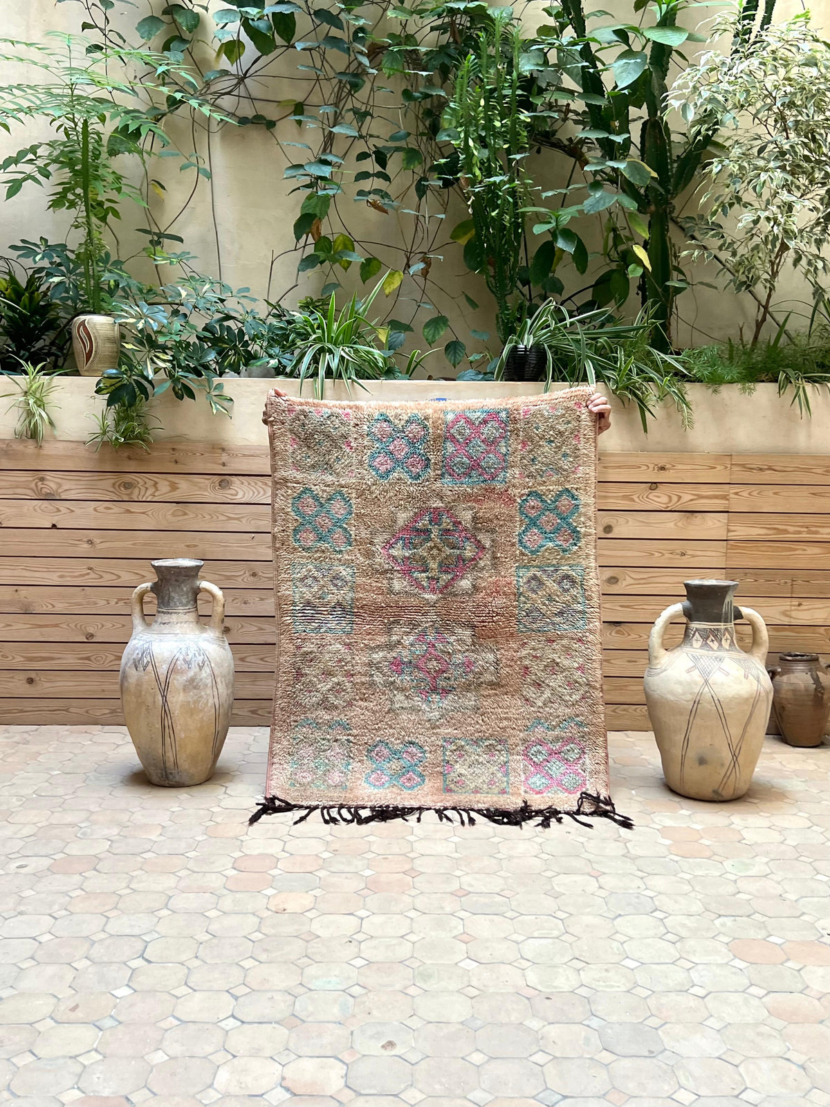 Marokkolainen vintage Boujaad matto 110x90cm