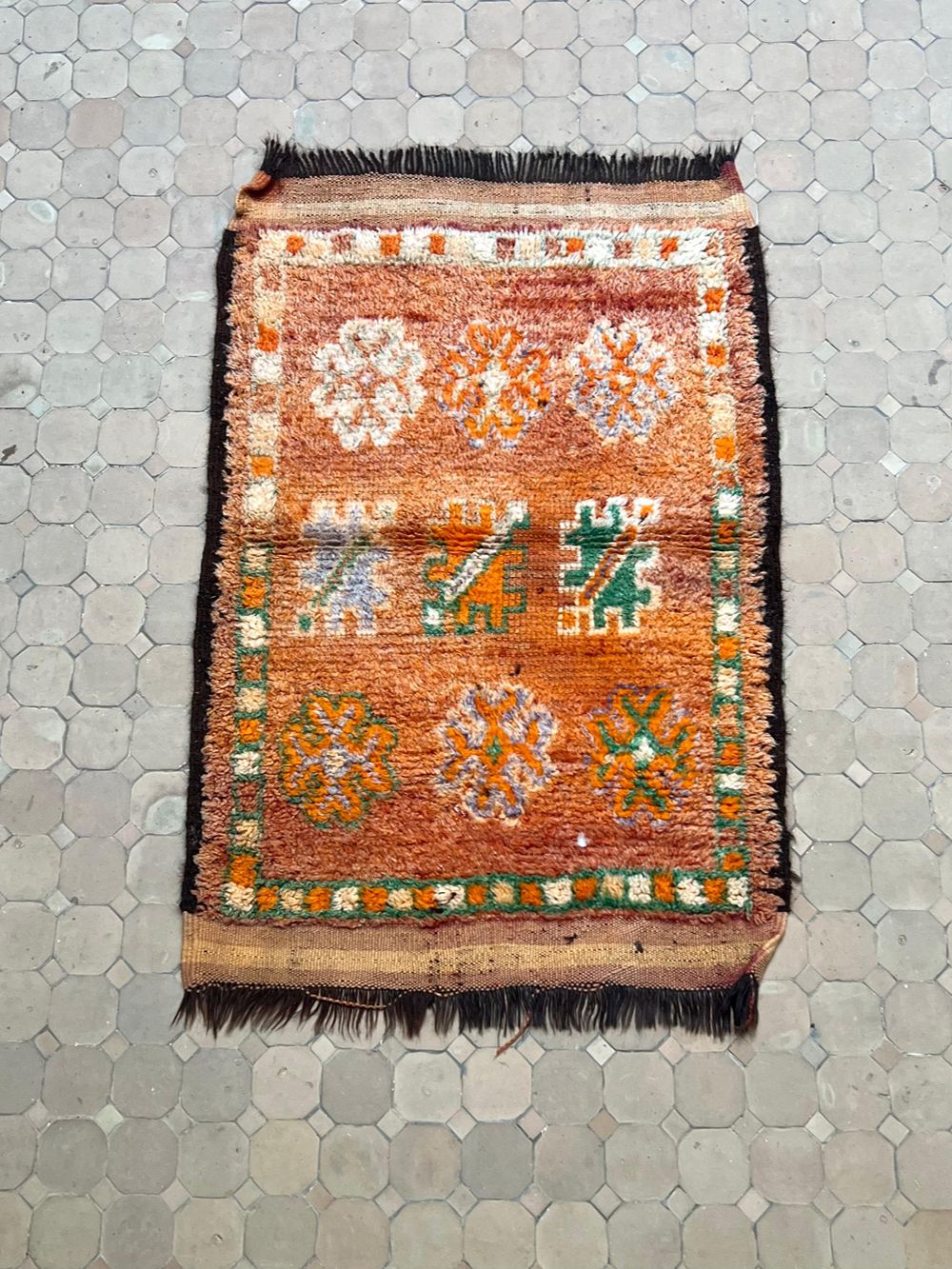 Moroccan Vintage Boujaad Rug 130x90cm