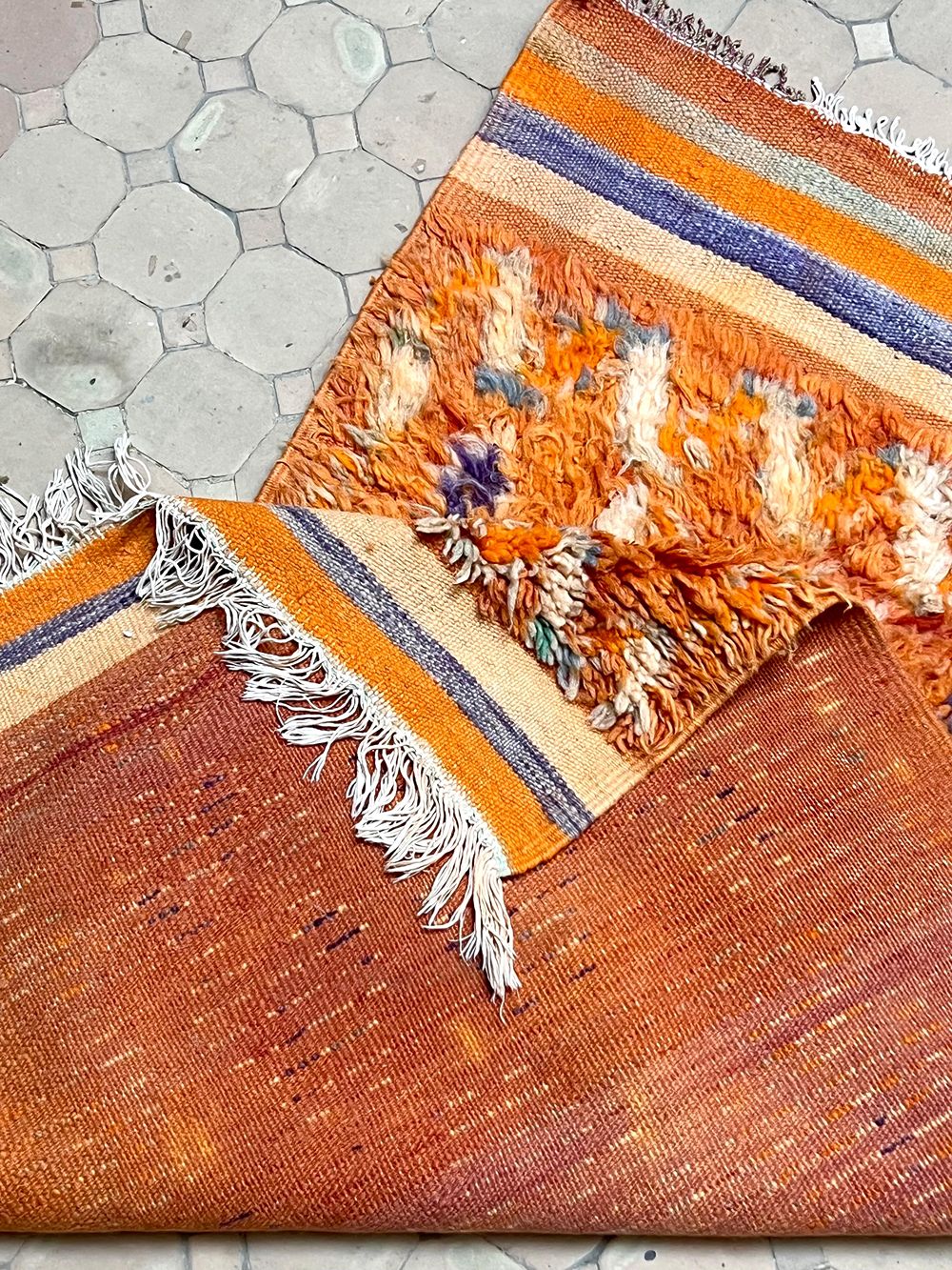 Marokkolainen vintage Boujaad matto 140x80cm