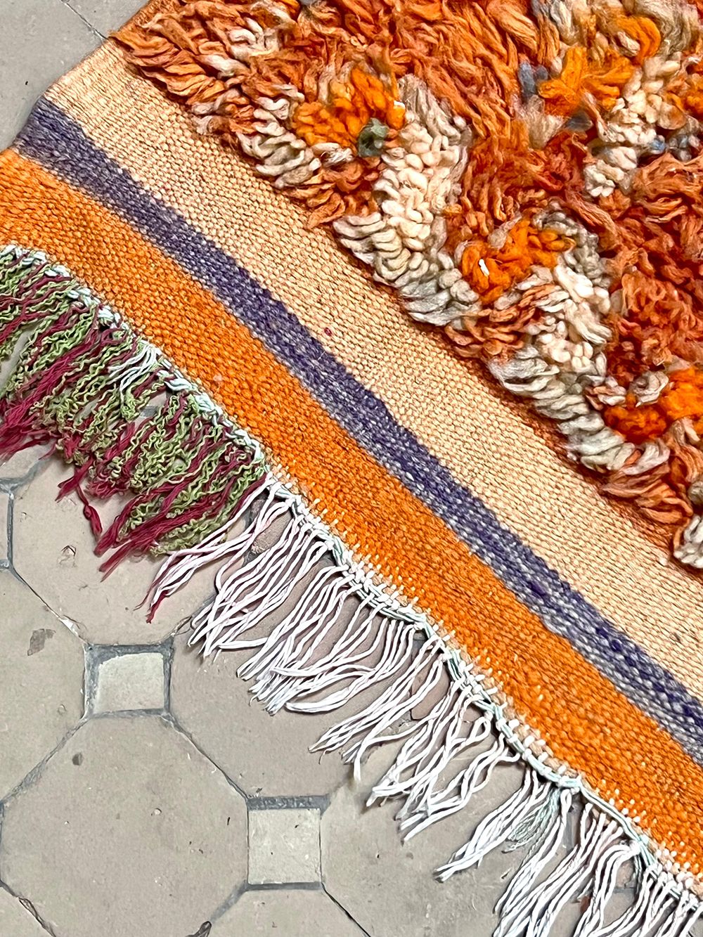 Marokkolainen vintage Boujaad matto 140x80cm