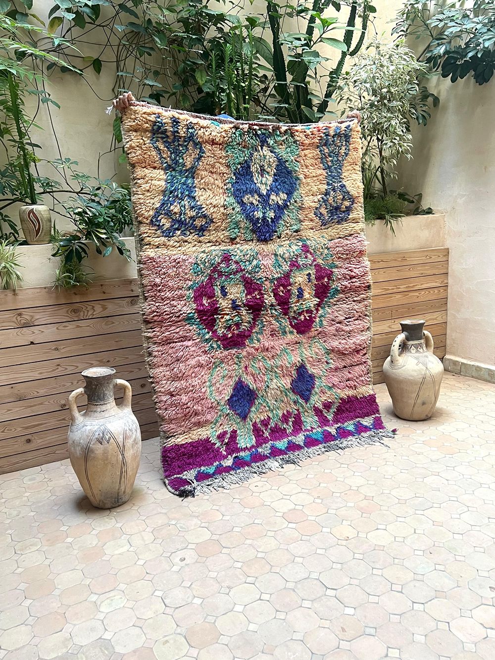 Moroccan Vintage Boujaad Rug 170x130cm