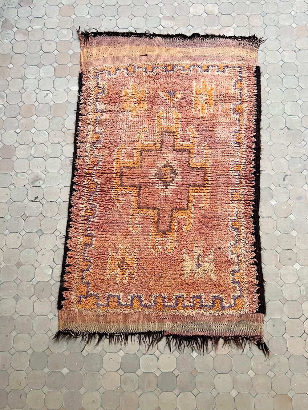 Marokkolainen vintage Boujaad matto 195x110cm
