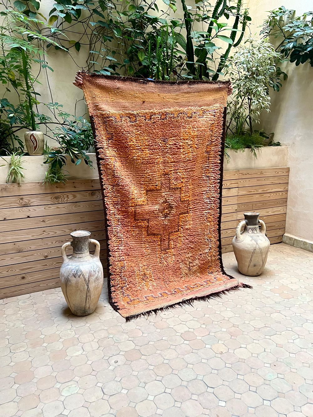 Marokkolainen vintage Boujaad matto 195x110cm