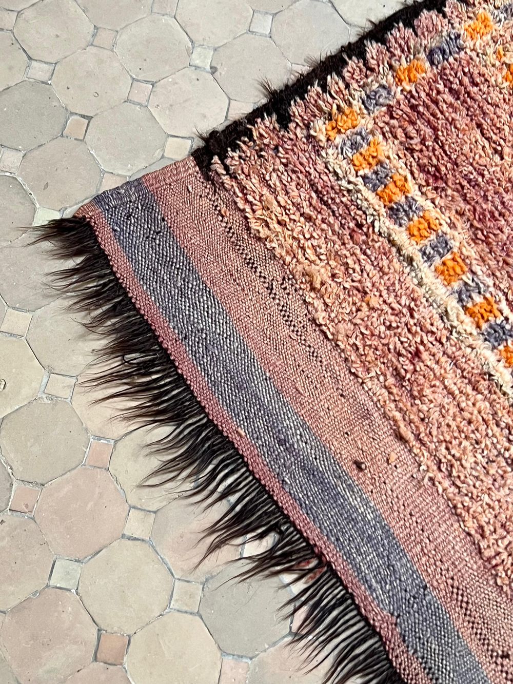 Marokkolainen vintage Boujaad matto 250x130cm