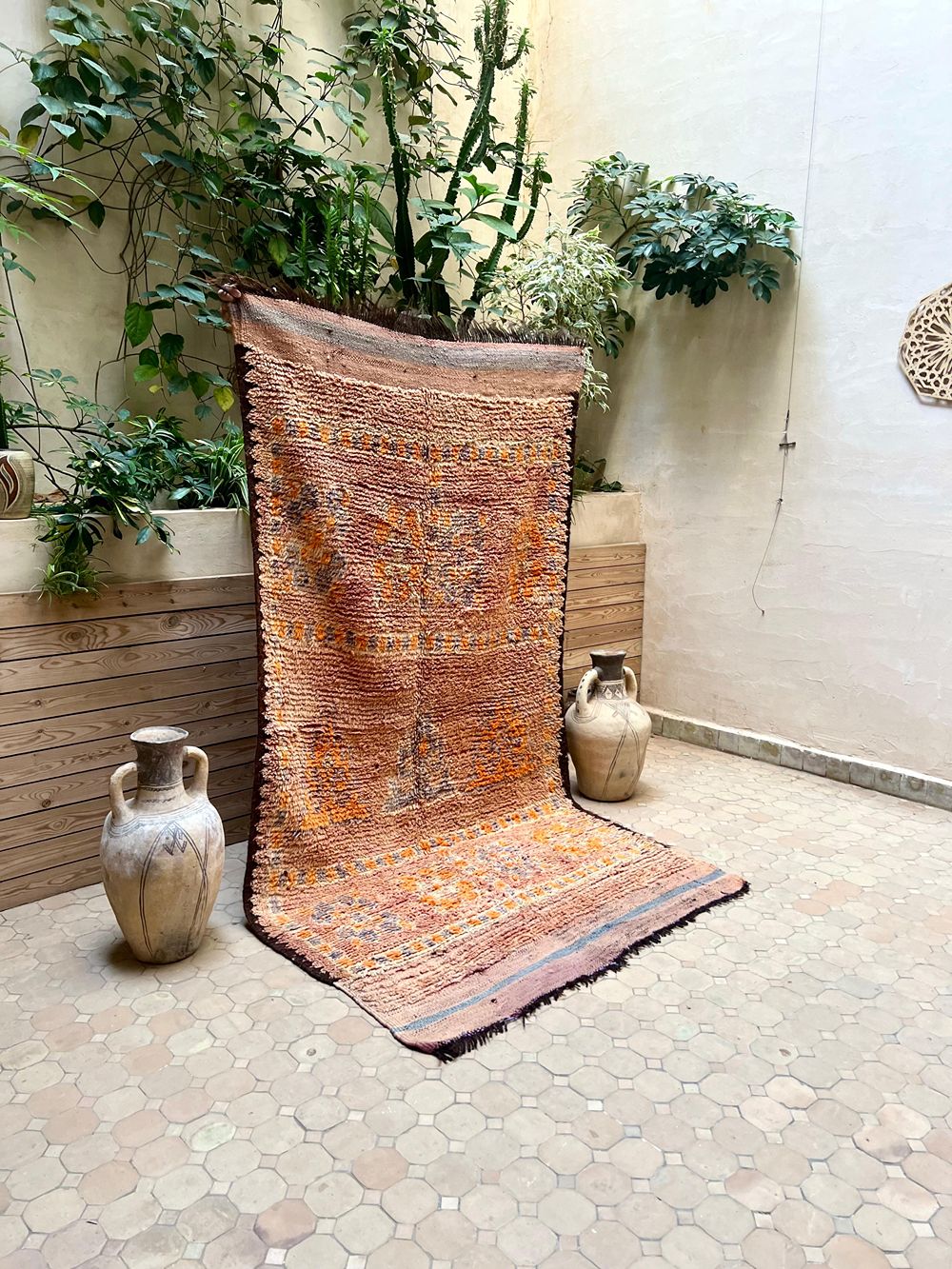 Marokkolainen vintage Boujaad matto 250x130cm