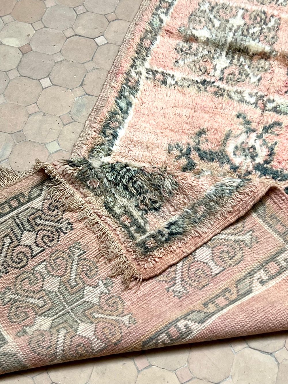 Moroccan Vintage Boujaad Runner Rug 290x90cm