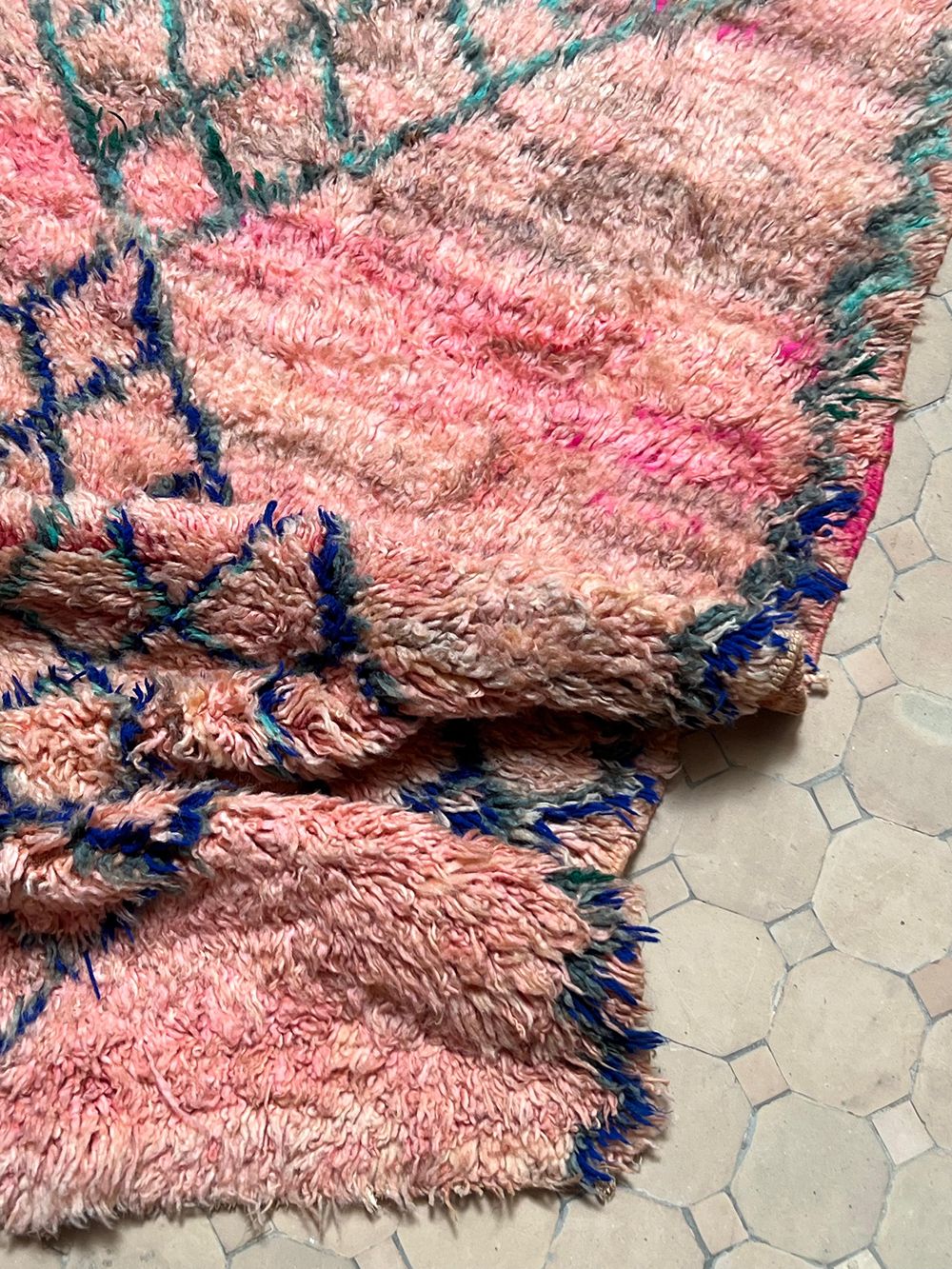 Marokkolainen vintage Boujaad matto 295x105cm