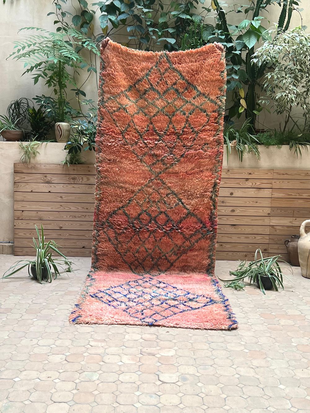 Marokkolainen vintage Boujaad matto 295x105cm