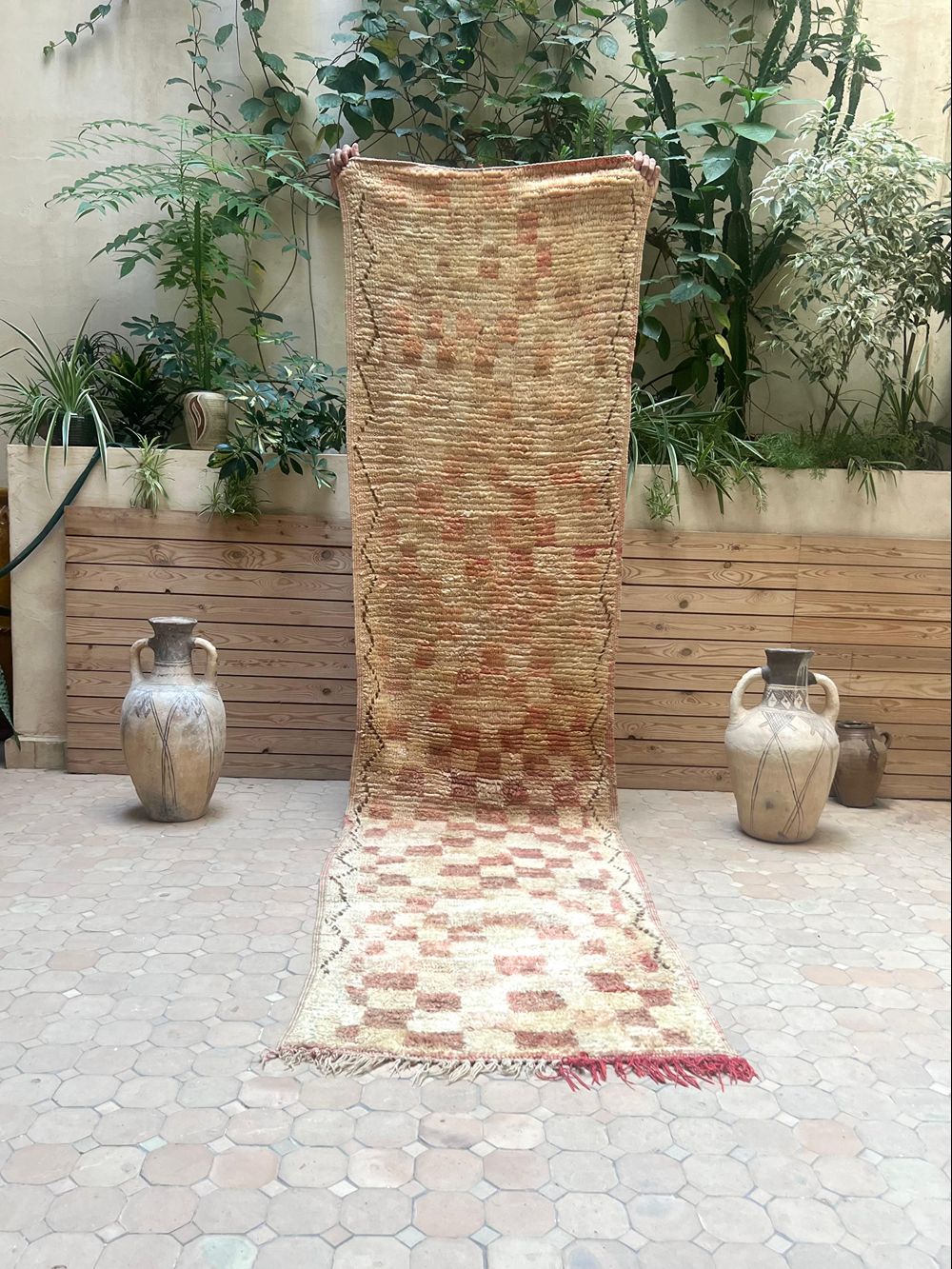 Marokkolainen vintage Boujaad matto 320x80cm