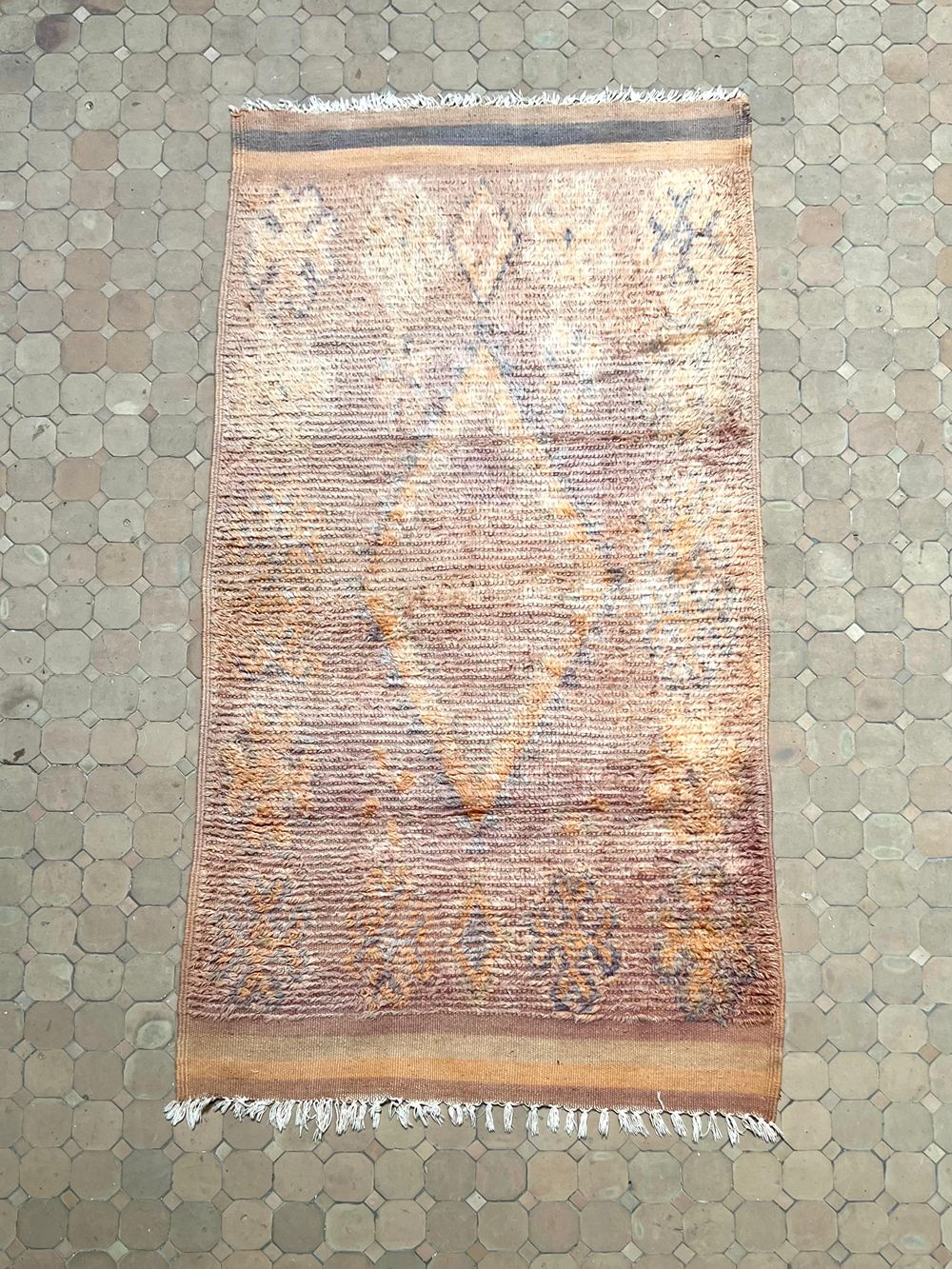 Moroccan Vintage Boujaad Rug 220x115cm