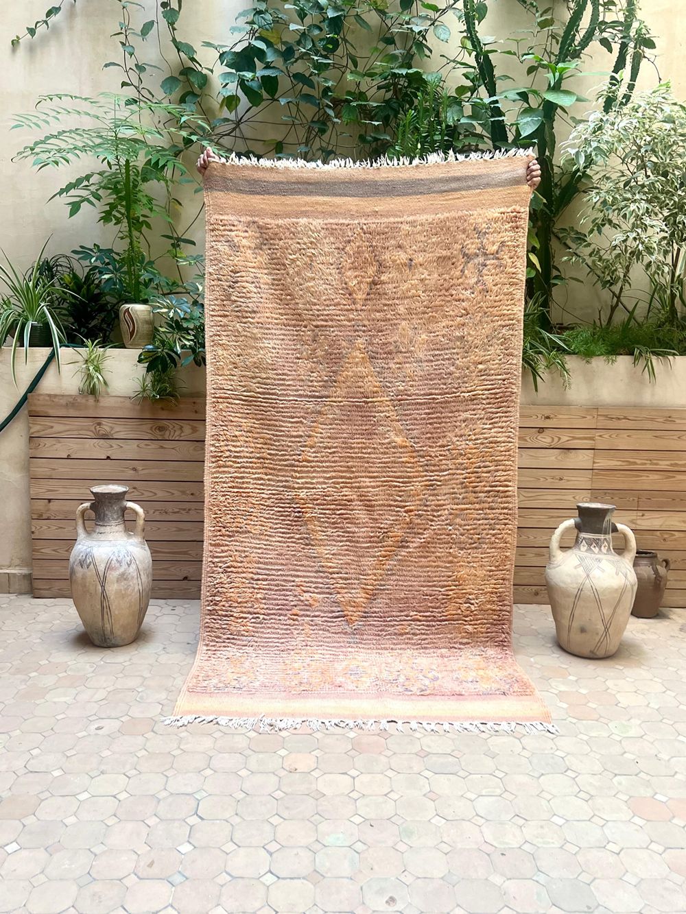 Moroccan Vintage Boujaad Rug 220x115cm