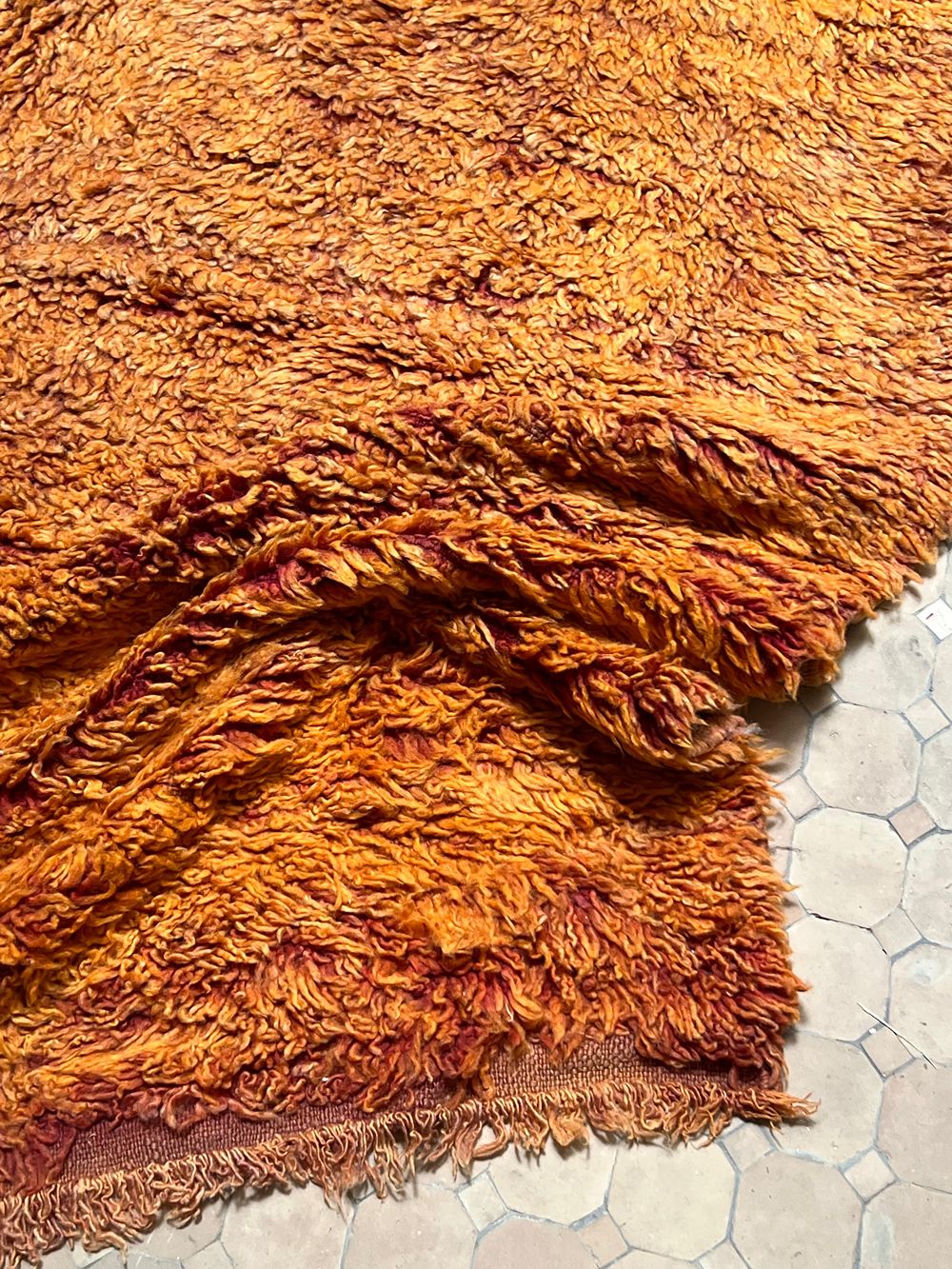 Moroccan Vintage Monochrome Rug 370x200cm