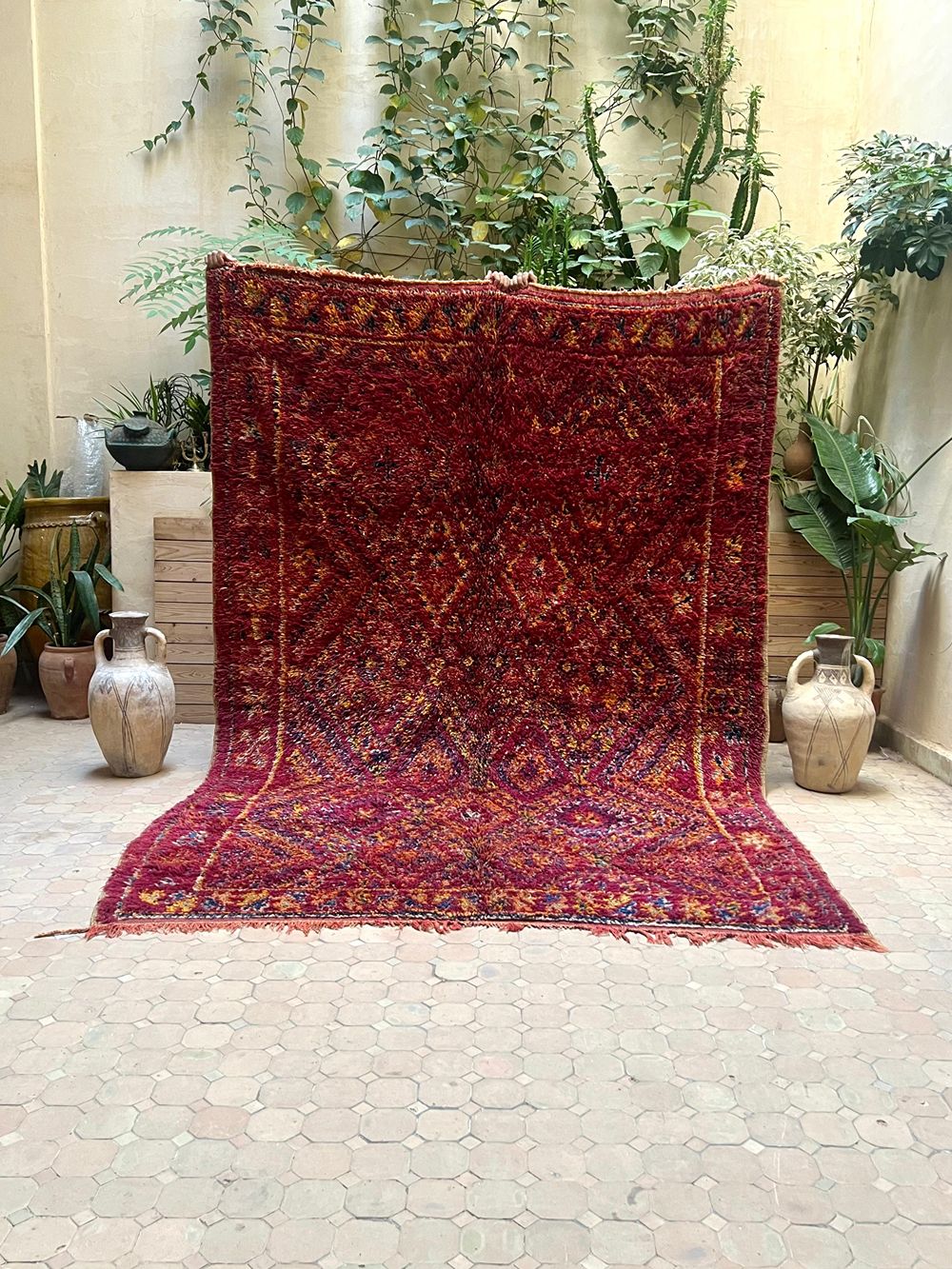 Marokkolainen vintage Zayane matto 300x205cm