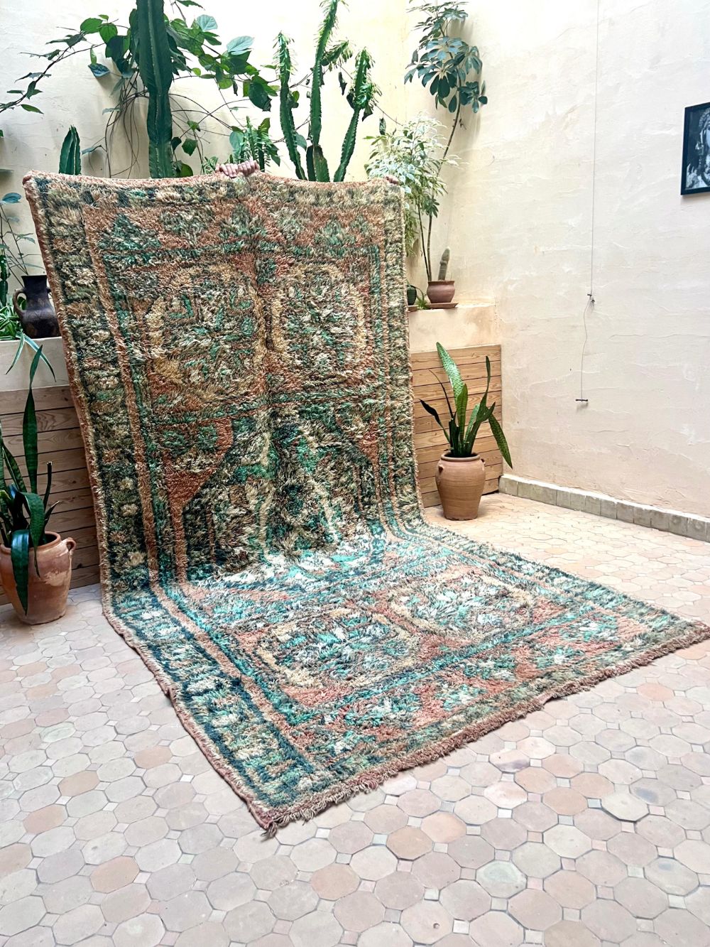 Moroccan Vintage Boujaad Rug 335x175cm