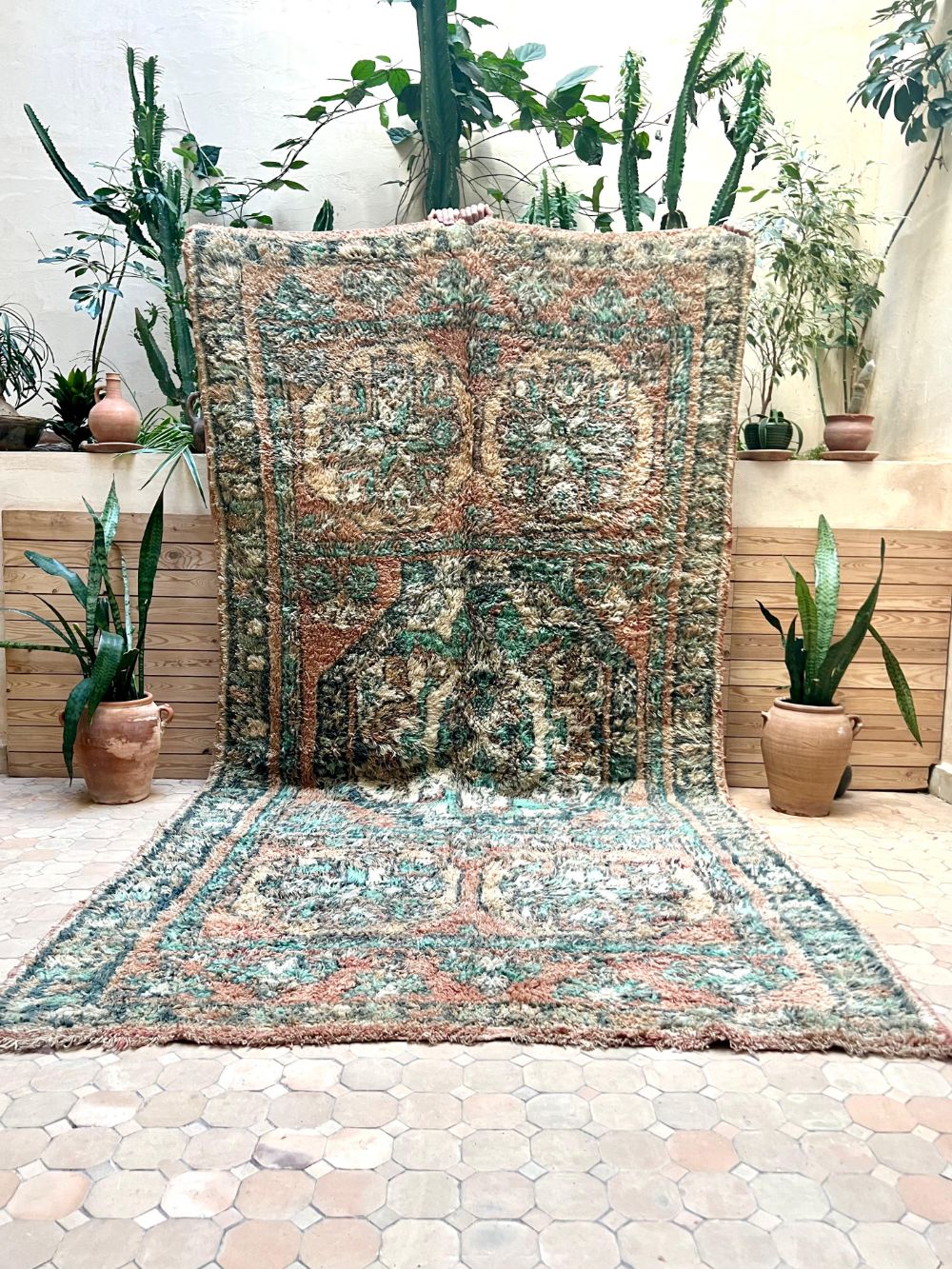 Marokkolainen vintage Boujaad matto 335x175cm