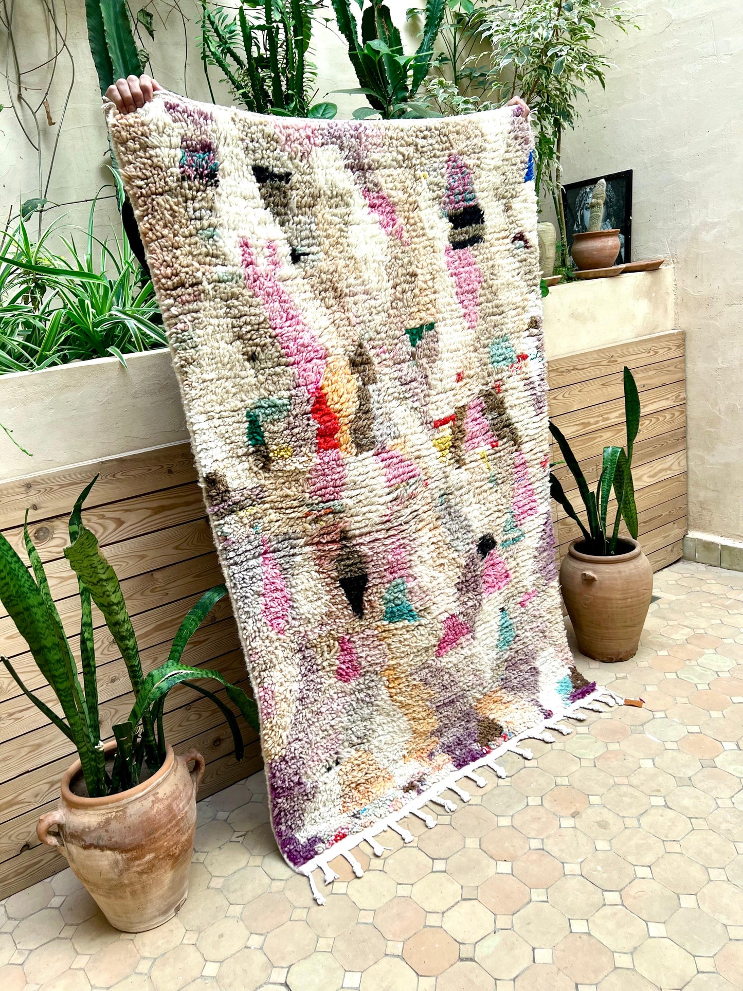 Marokkolainen Boujaad matto 160x105cm