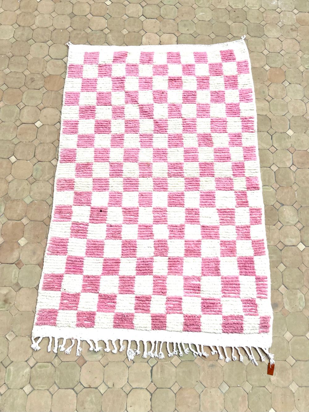 Marokkolainen ruudullinen matto 155x95cm