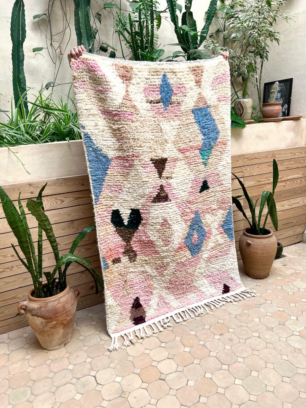Marokkolainen Boujaad matto 160x100cm