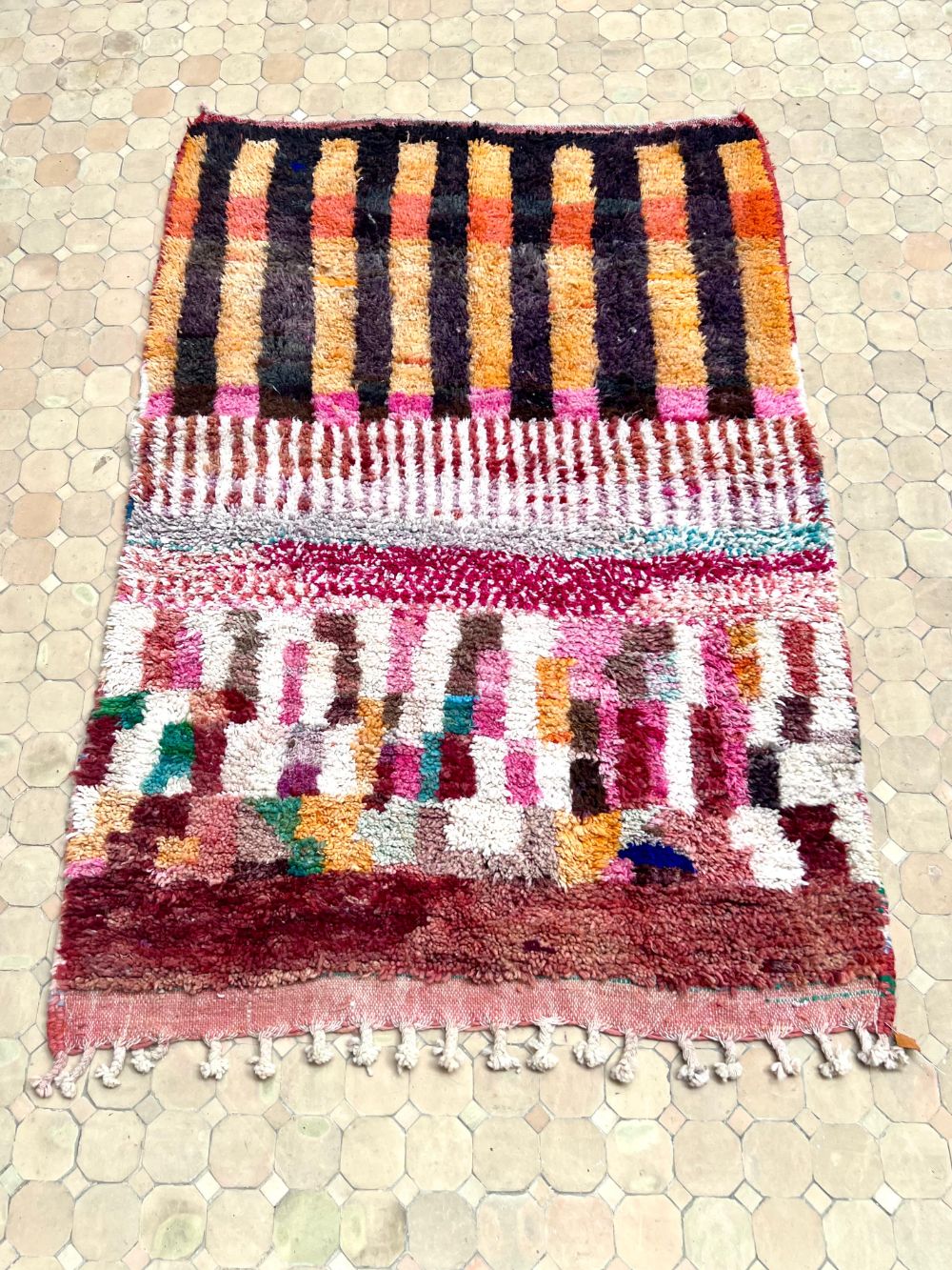 Marokkolainen Boujaad matto 190x130cm
