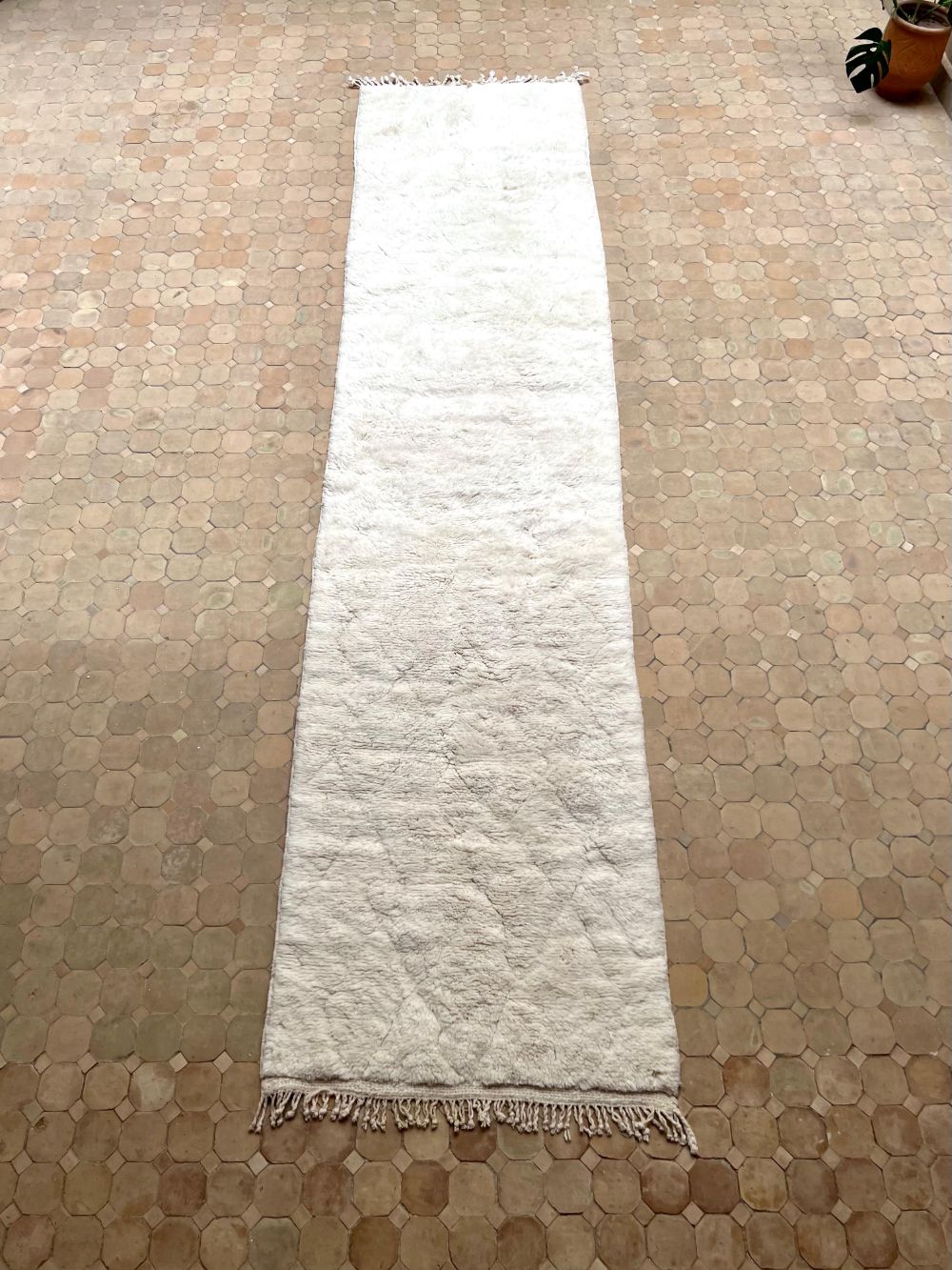 Moroccan Mrirt Runner Rug 390x90cm