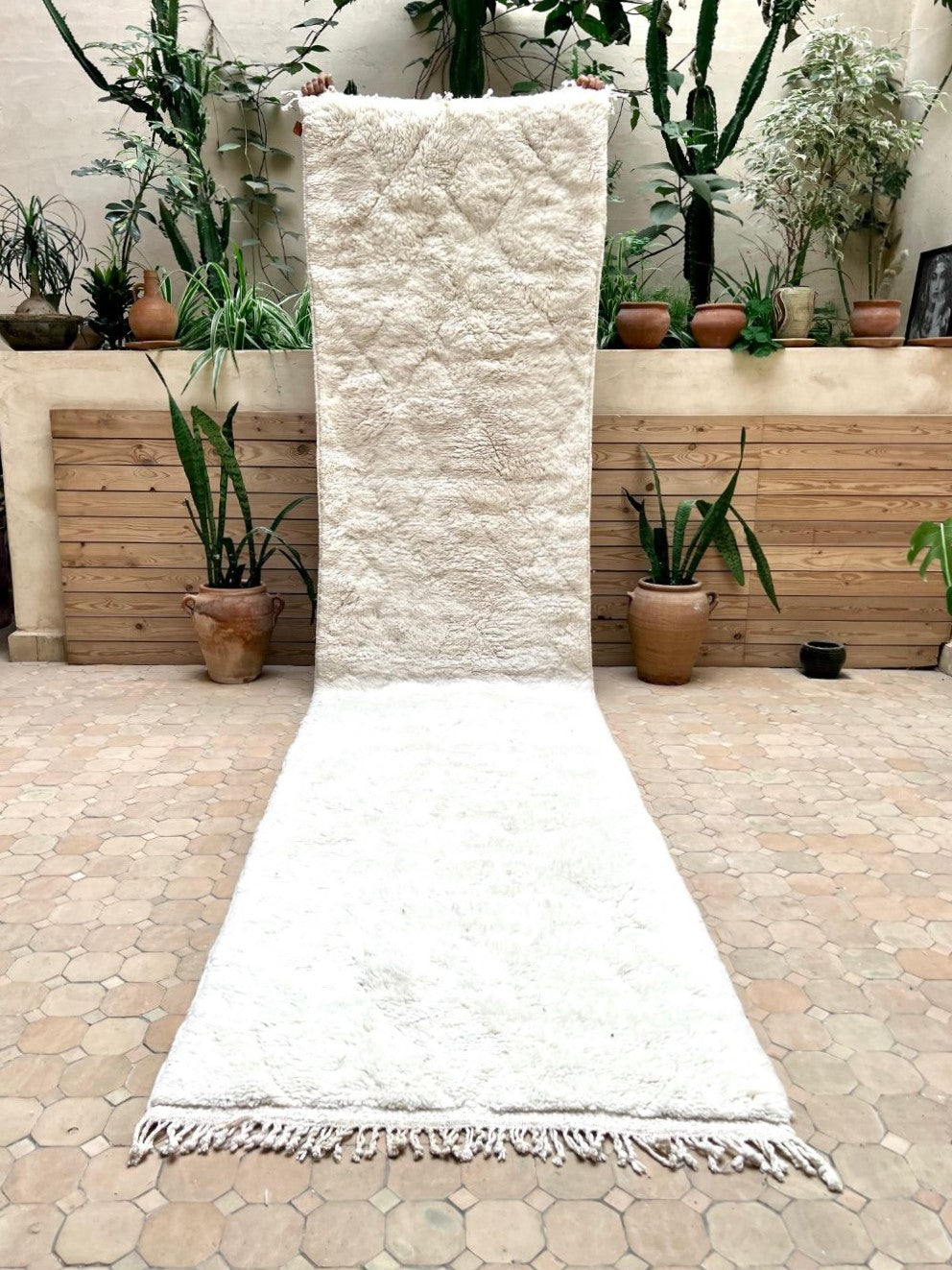 Moroccan Mrirt Runner Rug 390x90cm