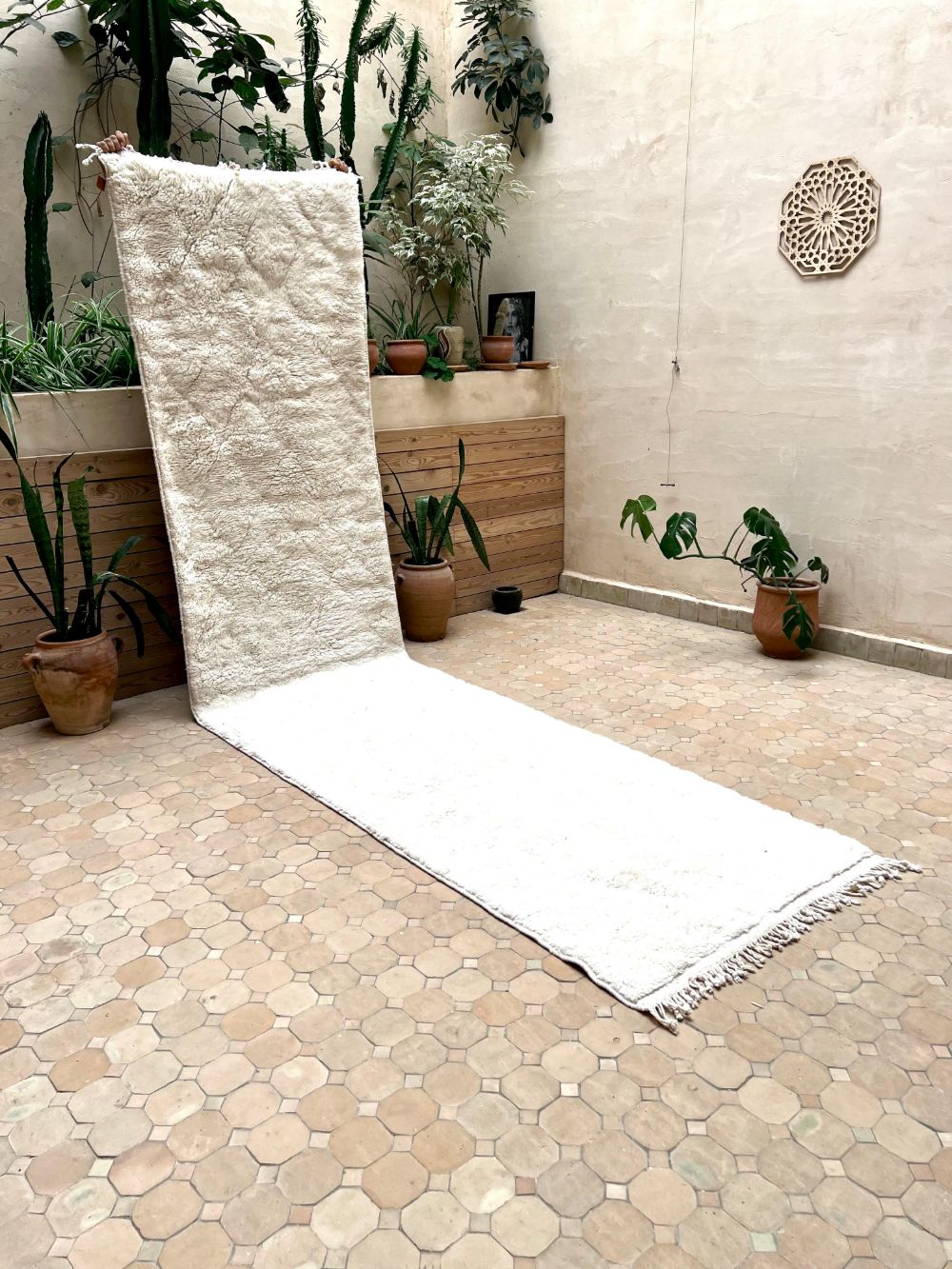 Moroccan Mrirt Runner Rug 390x90cm