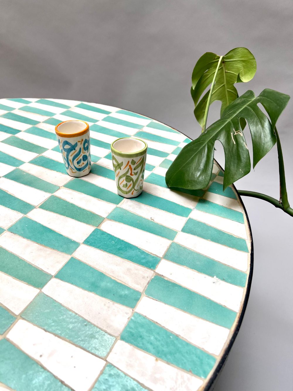 Zellige Round Coffee Table