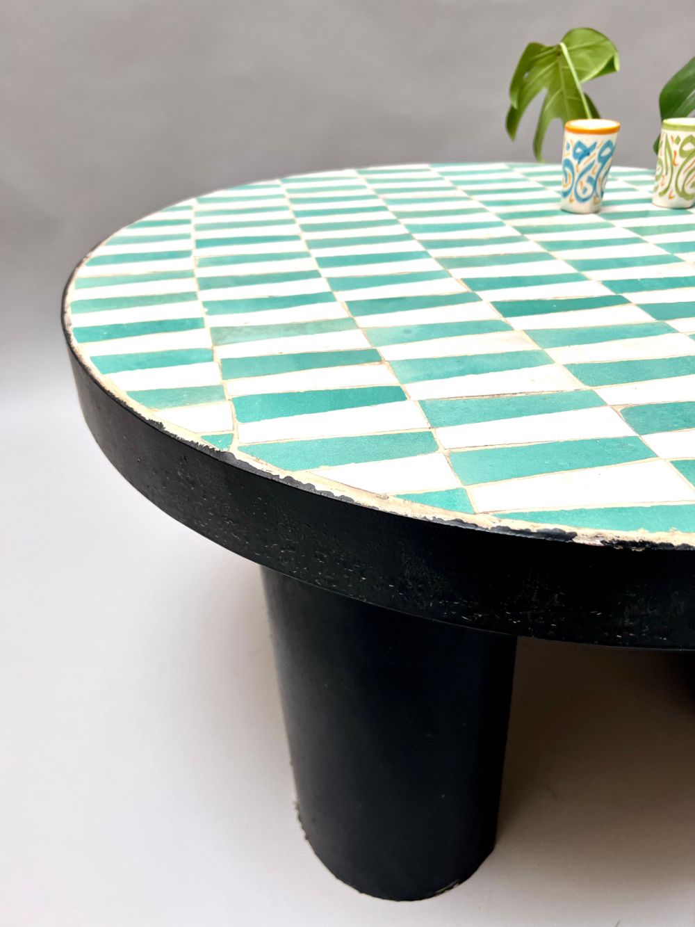 Zellige Round Coffee Table