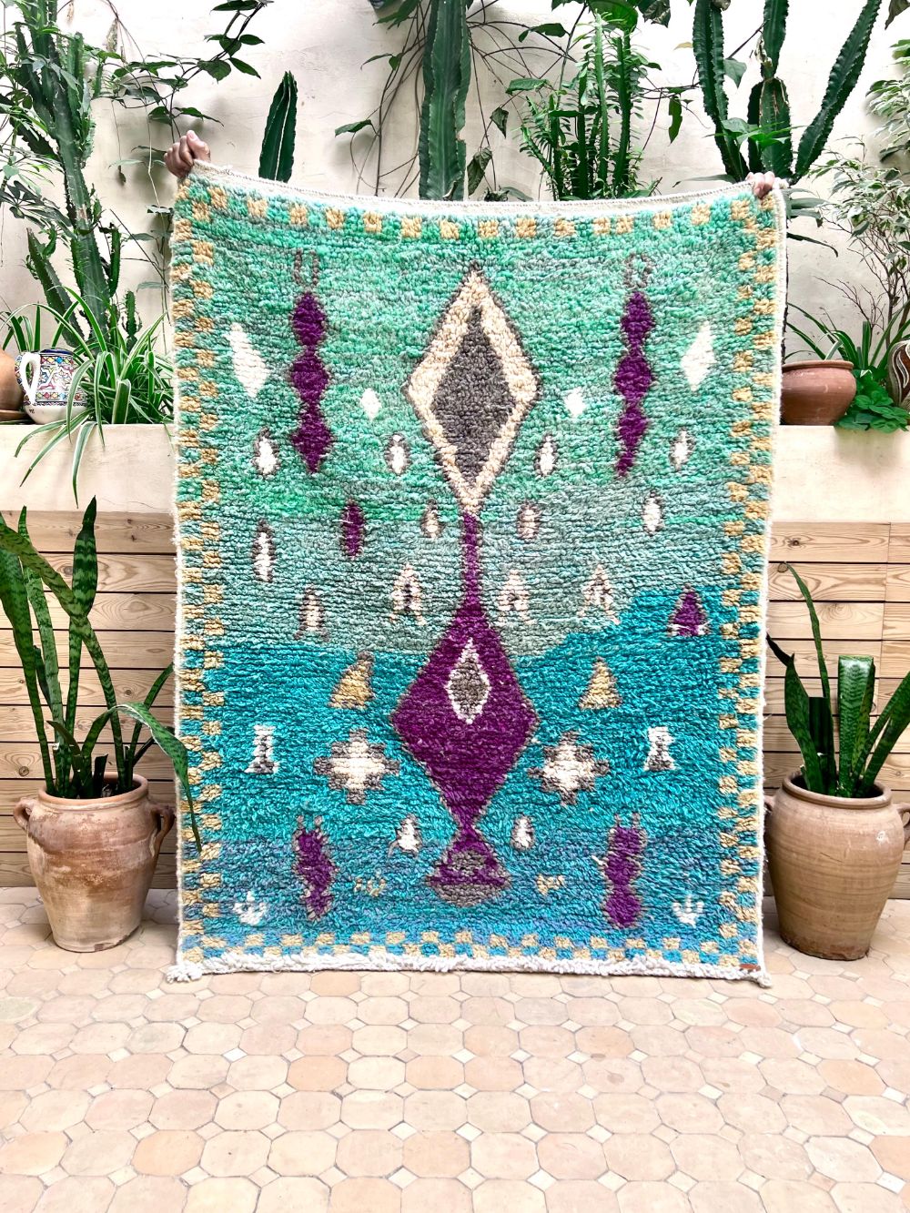 Moroccan Boujaad Rug 155x120cm