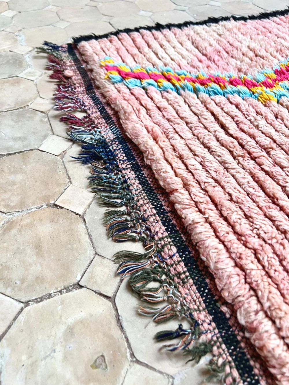 Moroccan Vintage Boujaad runner Rug 275x100cm