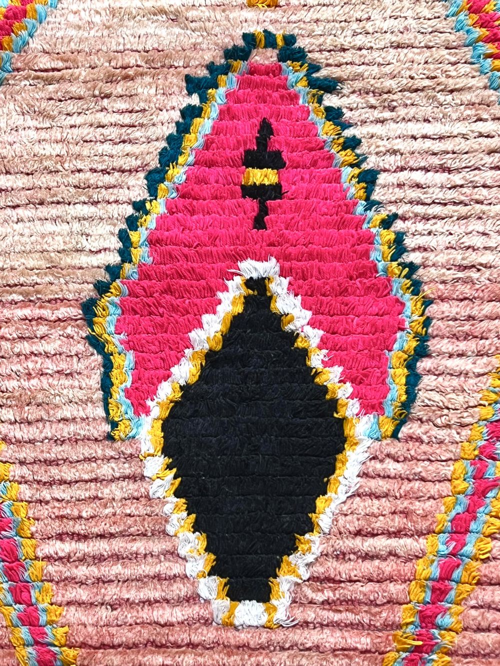 Moroccan Vintage Boujaad runner Rug 275x100cm