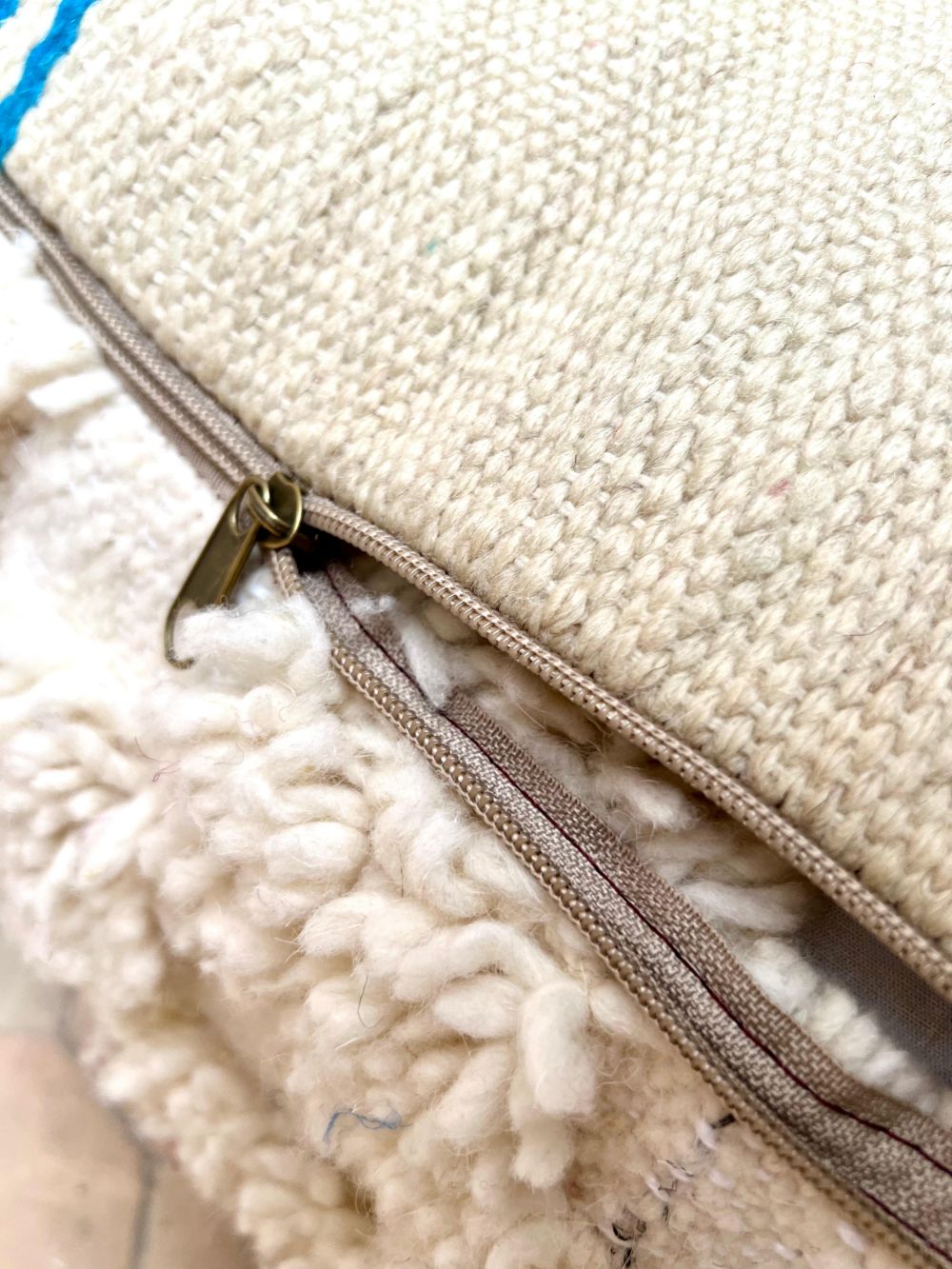 Moroccan Checkered Pouf