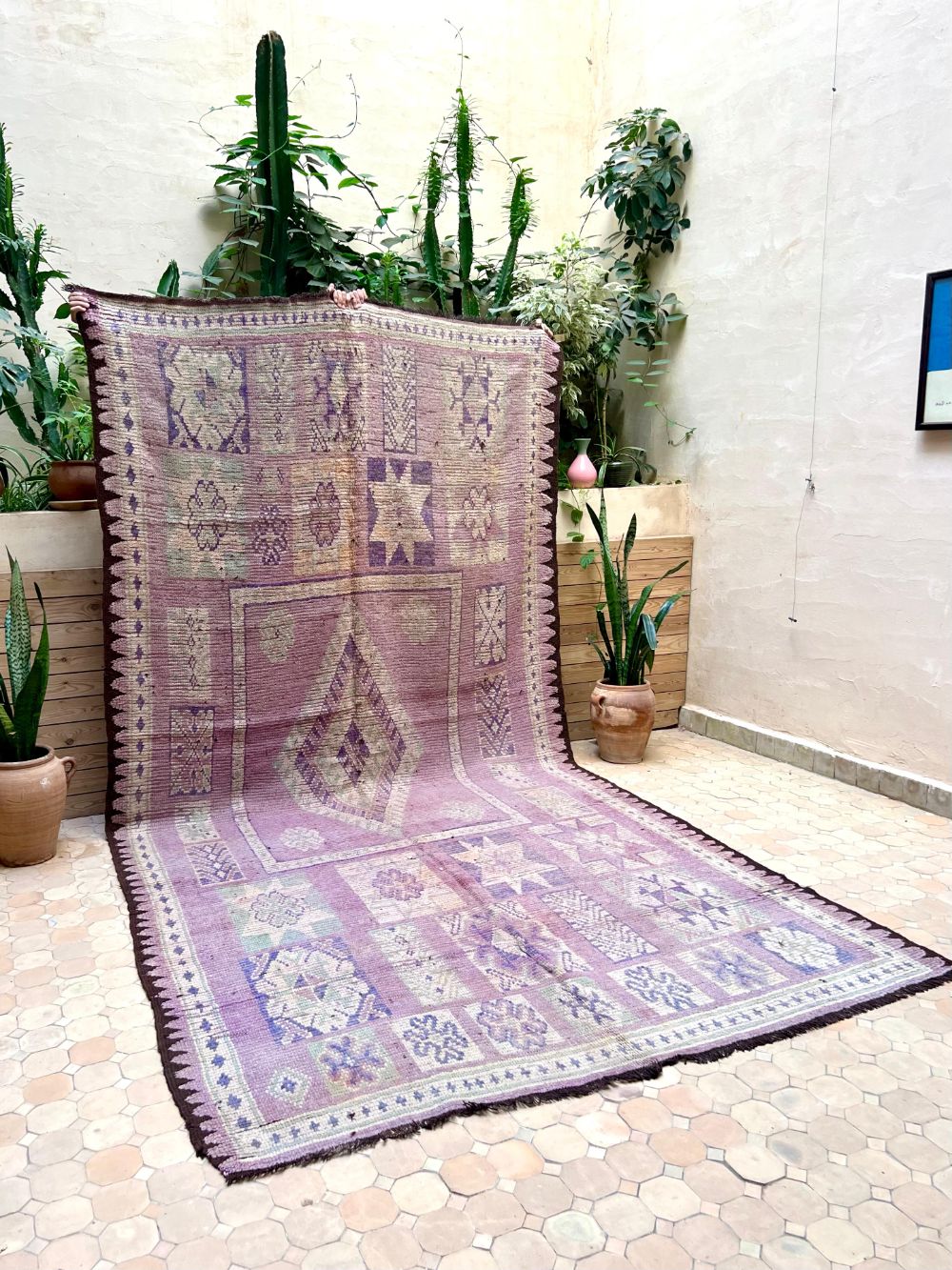 Moroccan Vintage Boujaad Rug 350x175cm