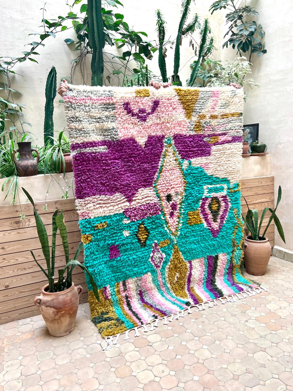 Moroccan Smash Rug 195x155cm