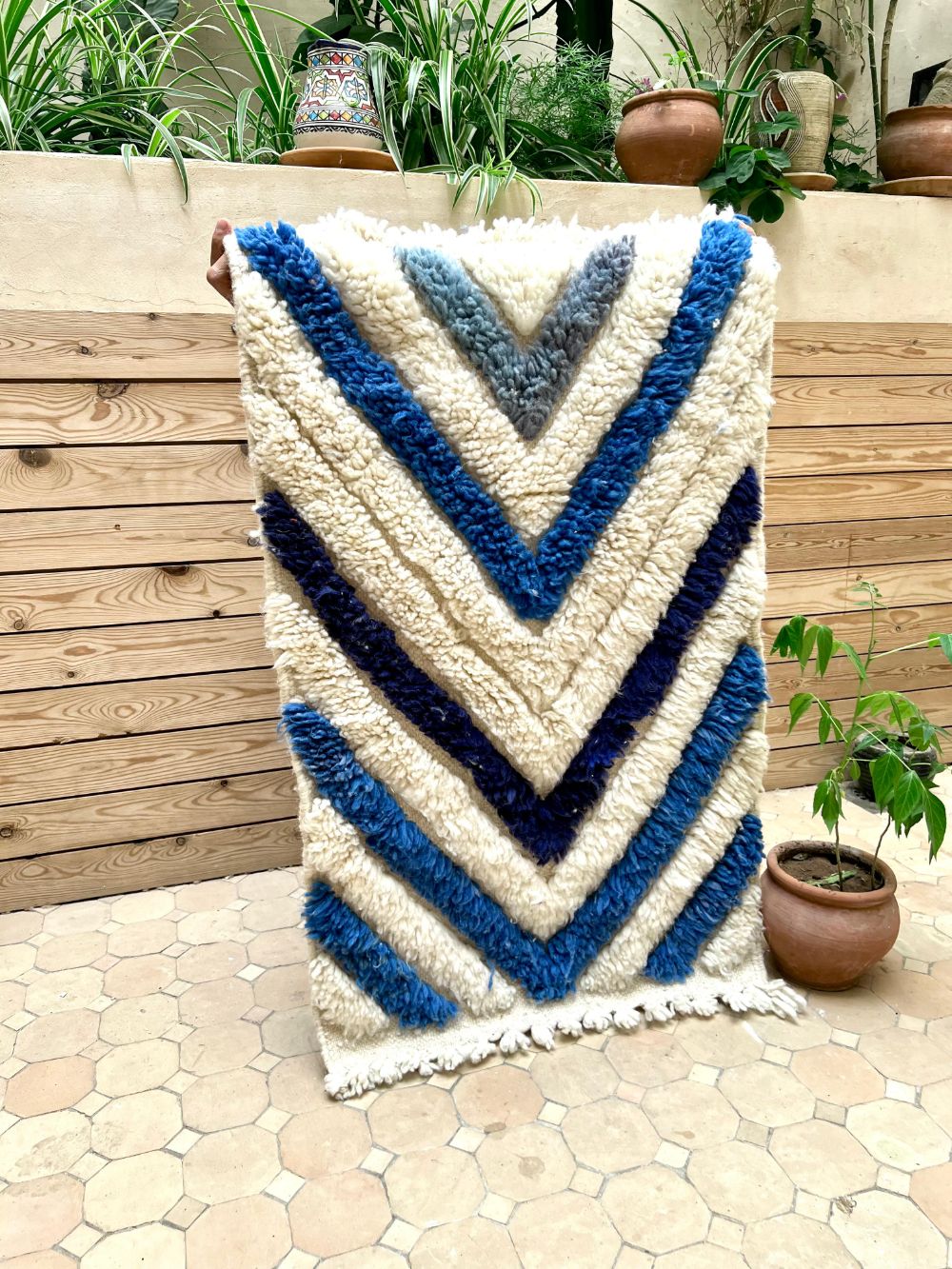 Marokkolainen Azilal-matto 100x60cm