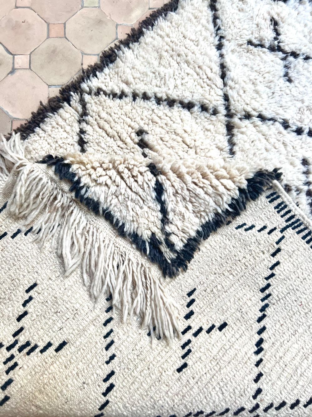 Marokkolainen vintage Azilal käytävämatto 285x100cm