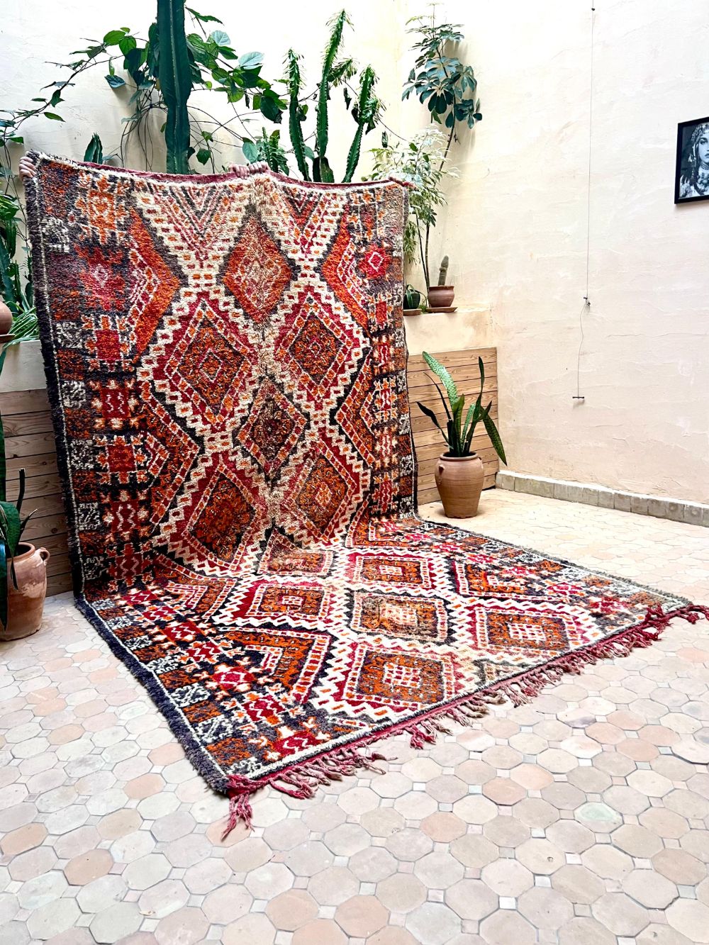 Moroccan Vintage Beni M'Guild Rug 330x185cm