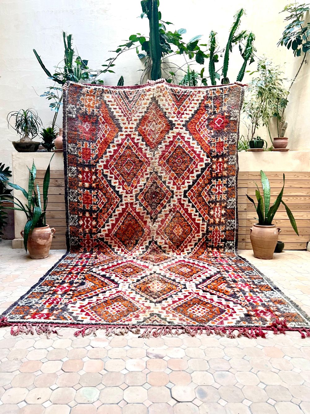 Marokkolainen vintage Beni M'Guild matto 330x185cm