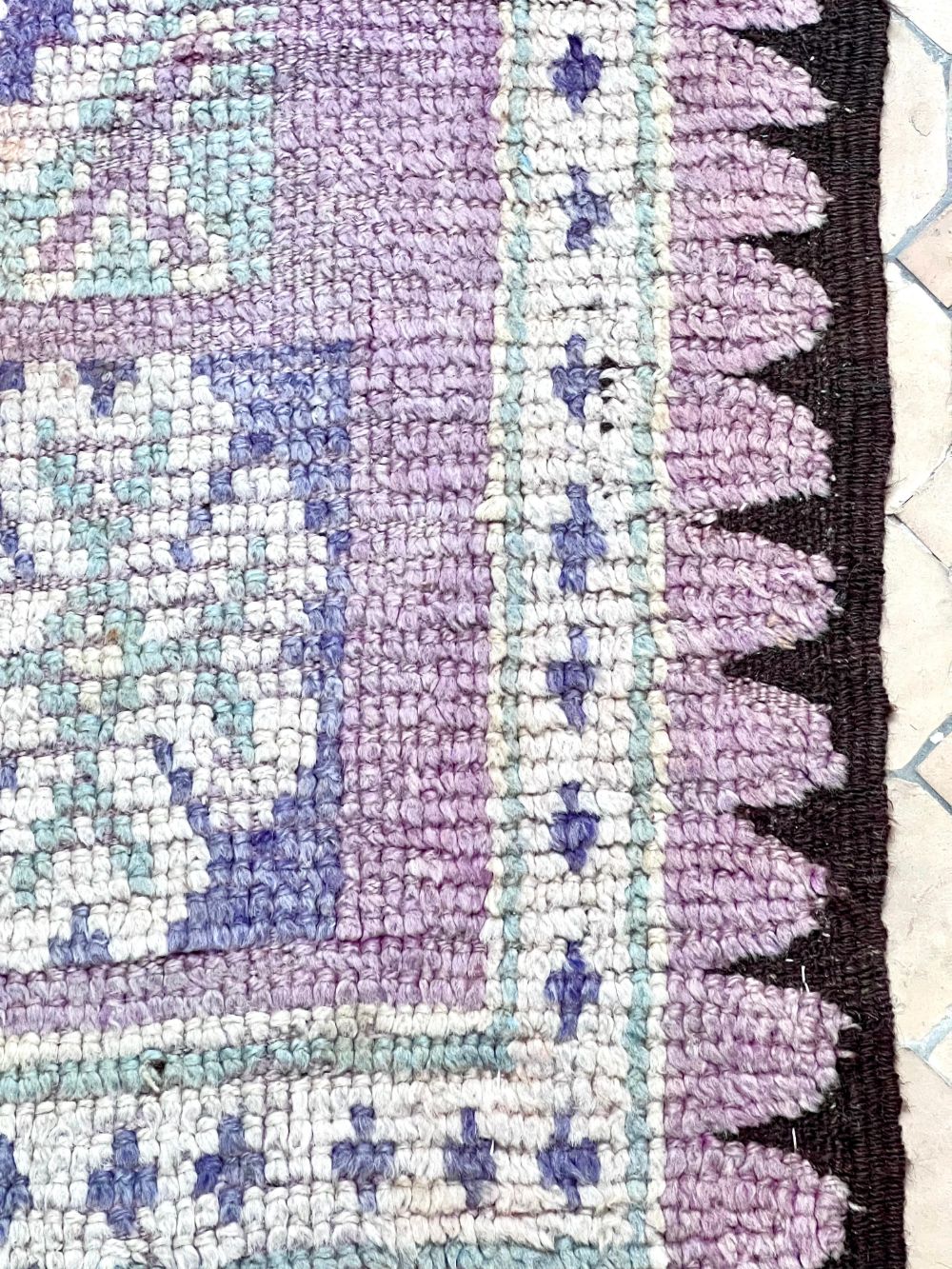 Moroccan Vintage Boujaad Rug 350x175cm