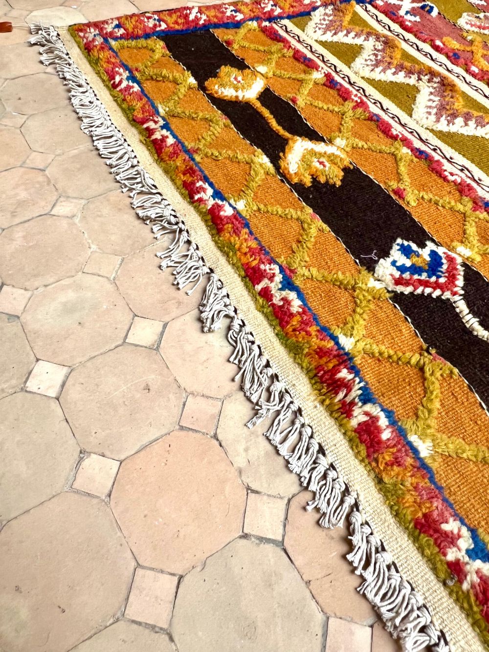 Moroccan Flatweave Rug 195x145cm
