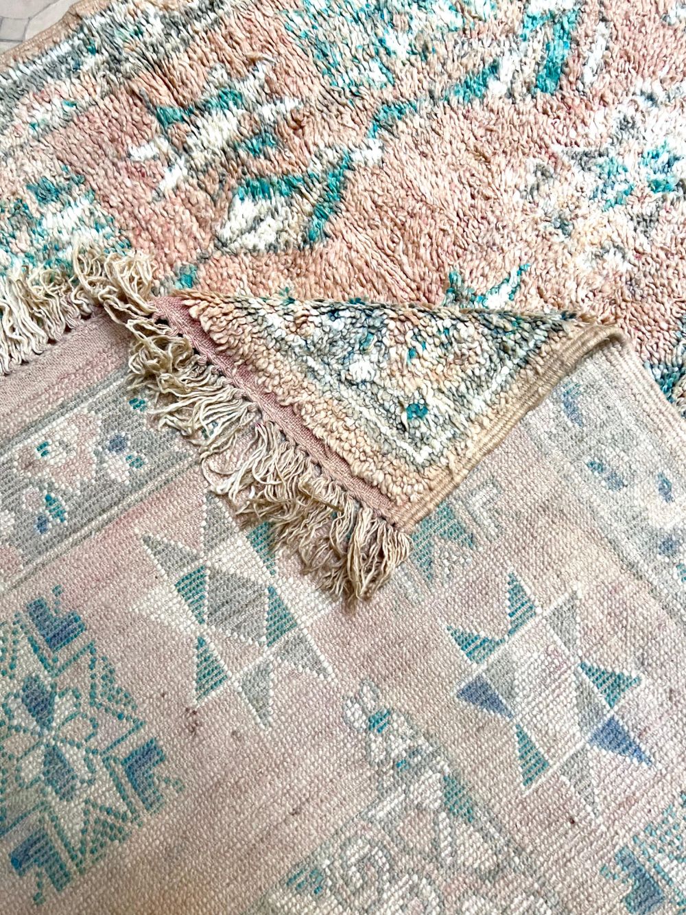 Marokkolainen vintage Boujaad matto 255x165cm