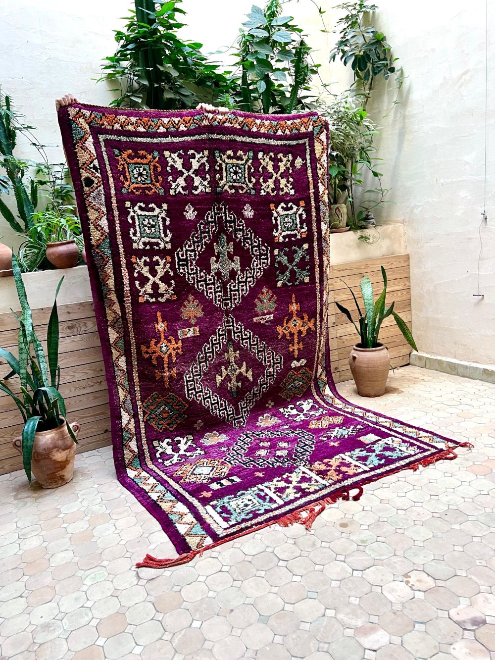 Moroccan Vintage Boujaad Rug 280x165cm